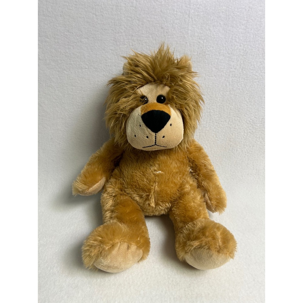 Safari Jungle Dan Dee Medium Brown Shaggy Mane Lion Plush Stuffed‎ Animal